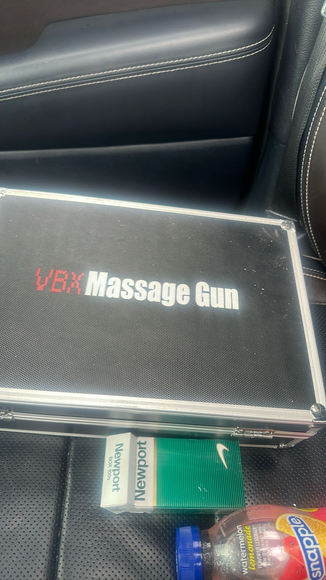 A massaging gun
