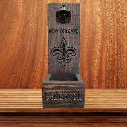 Father's Day Bottle Opener Solid Wood