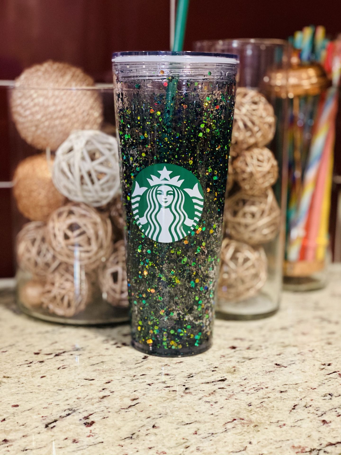 Custom Starbucks Glitter Cup