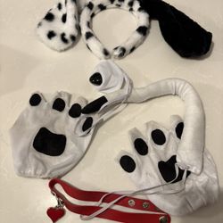 Dalmatian Puppy Dog Costume Set Kid or Adult / Disfraz de Perro Adulto y Niño