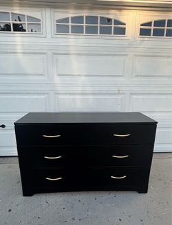 Black dresser