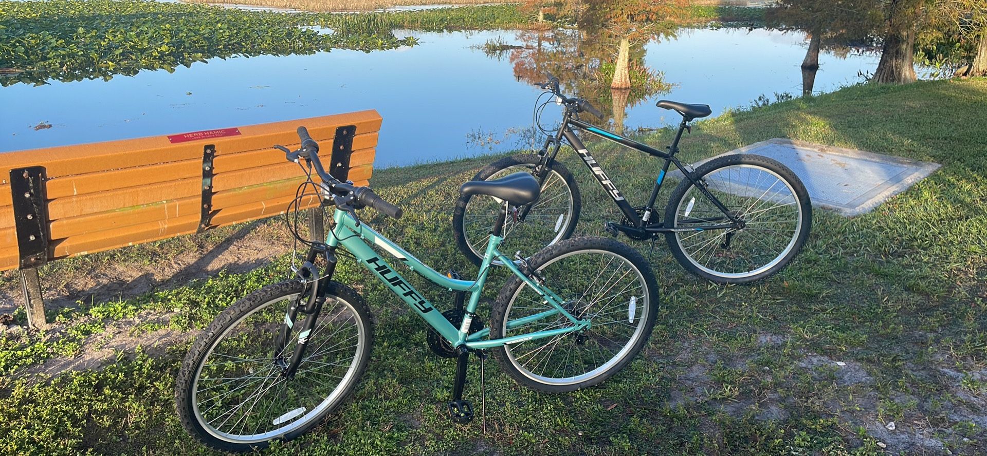 Two Huffy Mountain Bikes