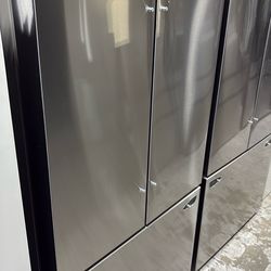 LG Counterdepth French Door refrigerator with water and ice