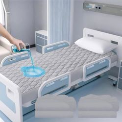 “New”2 Pack “Waterproof “ Hospital Bedsheets (36” X80” X9”)(Gray)