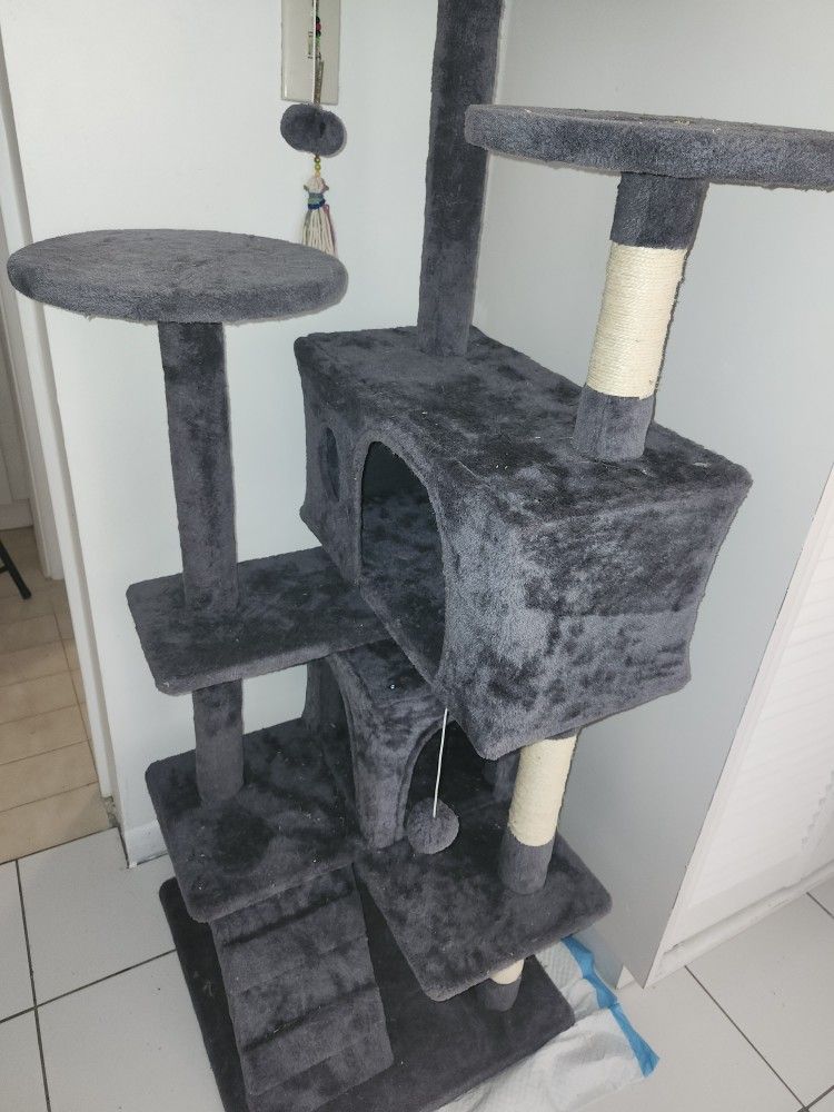 Árbol Para Gatos De 2 Interiores