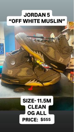 JORDAN 5 OFF WHITE