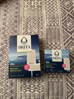 Brita Elite Water Faucet Filtration Mount System  & Two Extra Filters New 
