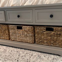 Safavieh Damien drawer storage bench