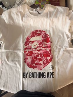 White/Pink Bape T-Shirt