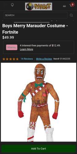 Merry Marauder Costume - Fortnite