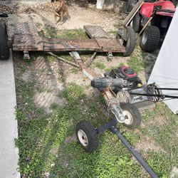 76 1/2 Car Dolly New Tires With 5,000 Lb Winch