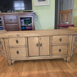 Antique Chinese Oak Cabinet