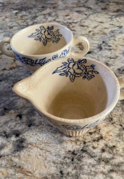 Vintage creamer & sugar
