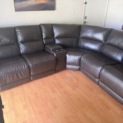 6 PCS/2 POWER CORNER SOFA HERS-200XBRW