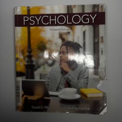 Psychology Textbook 13th Edition by David G. Myers and C. Nathan Dewall