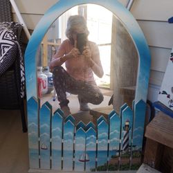 Nautical Lighthouse Mirror Decor