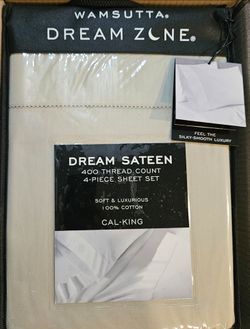 Wamsutta Dream Zone sheet set  - Calking- Taupe/Khaki