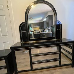 3 piece bedroom set 80s art deco Miami style
