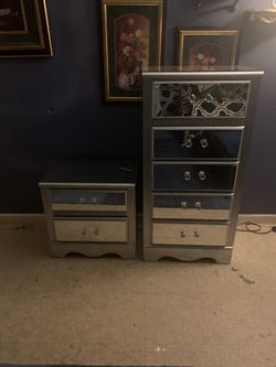 One tall dresser & one night stand both together $300 both not separately