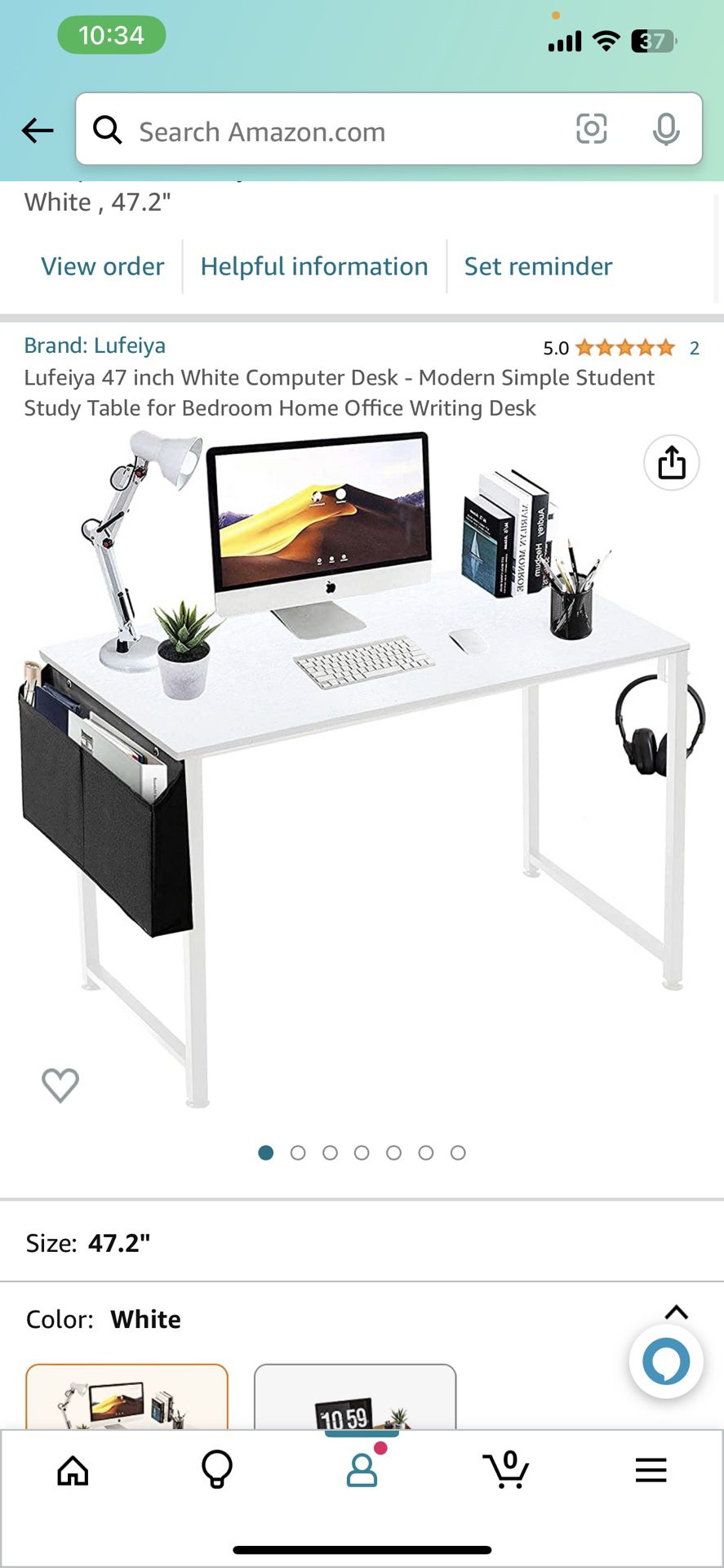47 Inch Desk