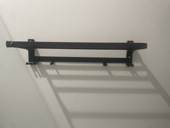 Wall-Mounted Metal Rack