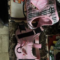 Large and small harnesses $10 each