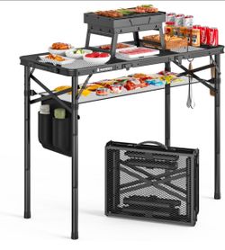 Portable Folding Grill Table