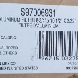 Range Hood Filter S(contact info removed)1 8-3/4"×10-1/2"