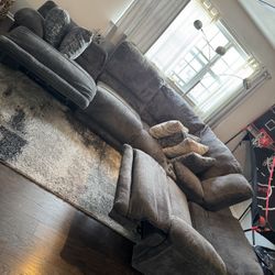 Large Gray Sectional 