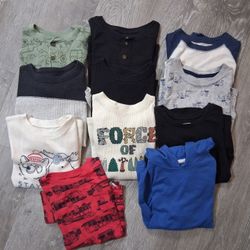 Boys Long Sleeve Shirts And Sweaters Size 5
