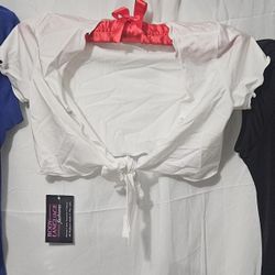 Womens White Blouse One Size