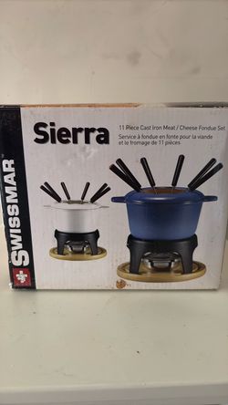 Swissmar Sierra 11-Piece Cast Iron Fondue Set