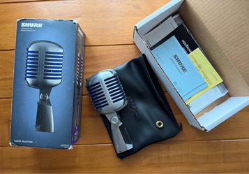 Shure Vintage-Style Microphone (Blue)