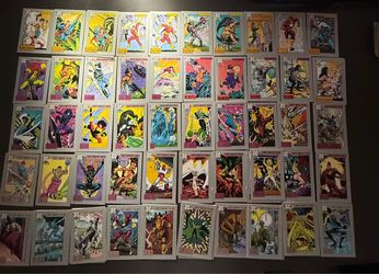 Lot of 200 of the 1991 DC COMICS Trading Cards ( each.25¢ )