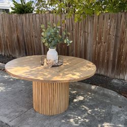 Custom Built Dining Table Solid wood Farmhouse Set Modern Rustic Bench Country Oval Round Counter Breakfast Height  Farm House 