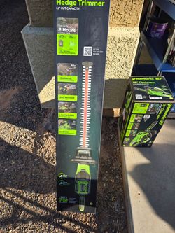 new 26 inch hedge trimmer cordless