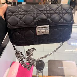 Dior Miss Dior Black Cannage Flap Bag