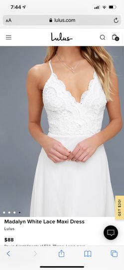 knee length dresses for ladies MGNY Madeline Gardner New York 2729 Glitter Long Fitted Beaded Lace Wedding Dress main image 0
