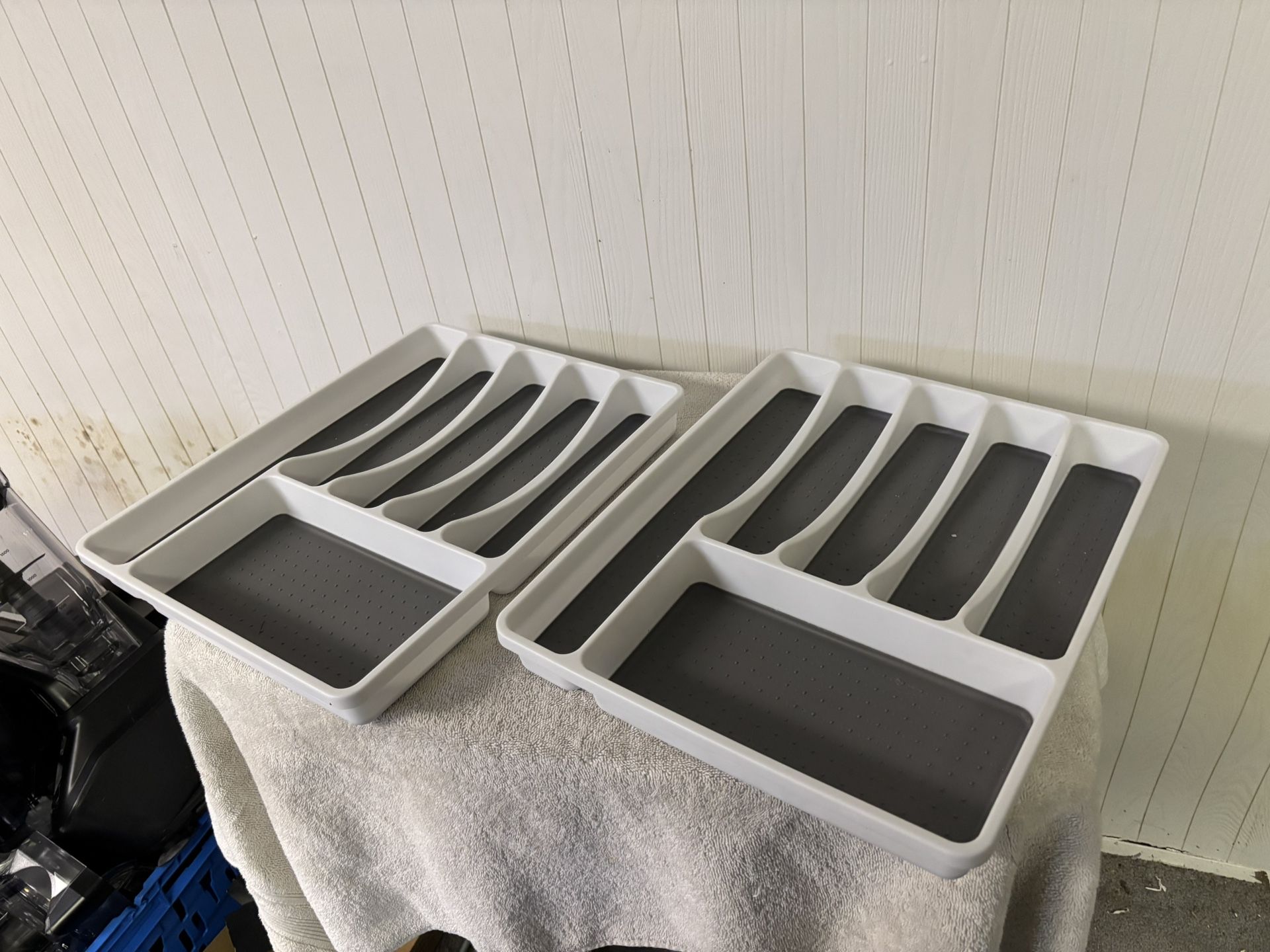 (2 Set) 6 Compartment Silverware Tray Organizer 