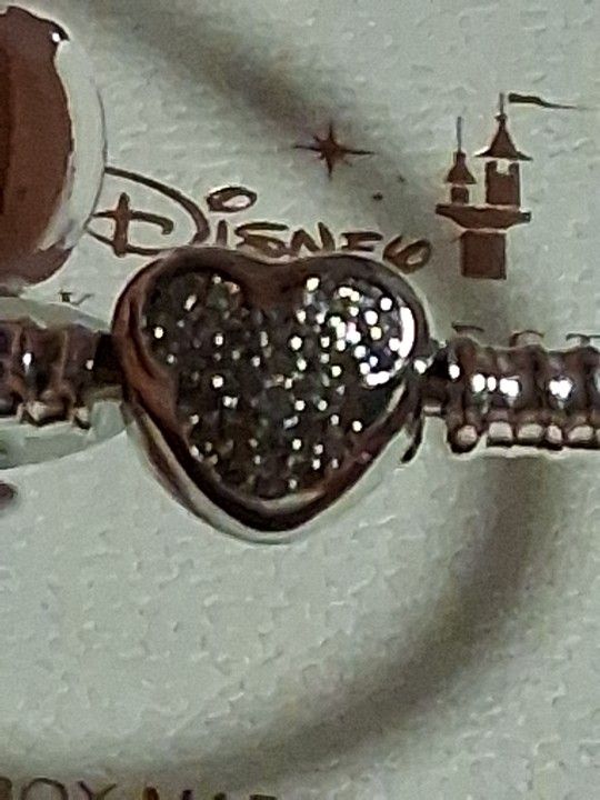PANDORA DISNEY AUTHENTIC BRAND NEW MICKEY MOUSE 2 SIDED CLASP BRACLET 7.5 INCH