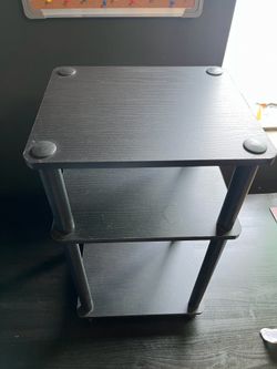 Black Open Shelf