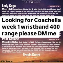Weekend 1 Coachella Ticket 