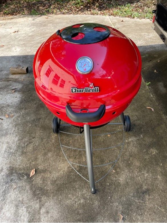 New, Price Firm, Char-Broil TRU-Infrared Kettleman Charcoal Grill 1(contact info removed) – Red 