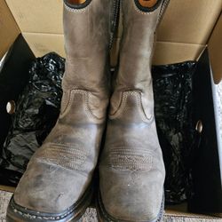 Timberland Pro True Grit Pull-On Soft Toe Waterproof Work Boots