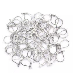 10pcs .925 Earrings New Solid Silver DIY Jewelry 