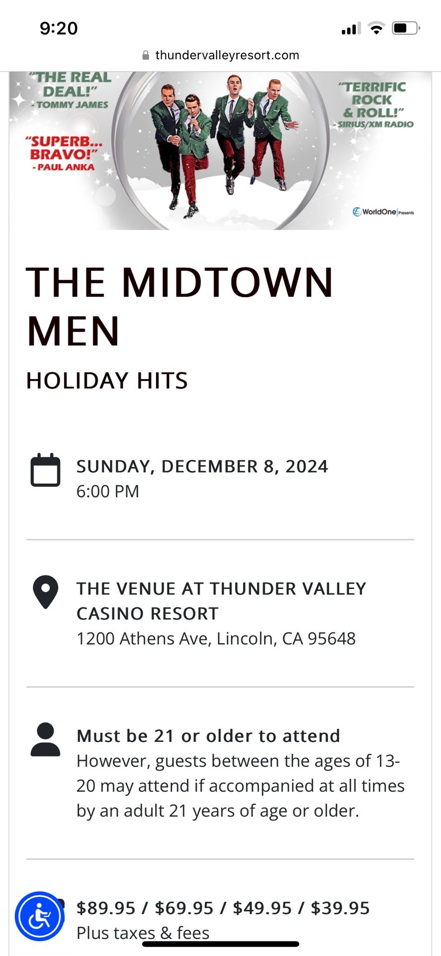 Midtown Men Tickets