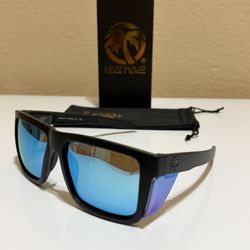 Blue Heatwave Vise Z87 Safety Sunglasses 