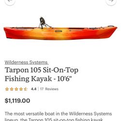 Tarpon 105 Sit-On-Top Fishing Kayak - 10'6"