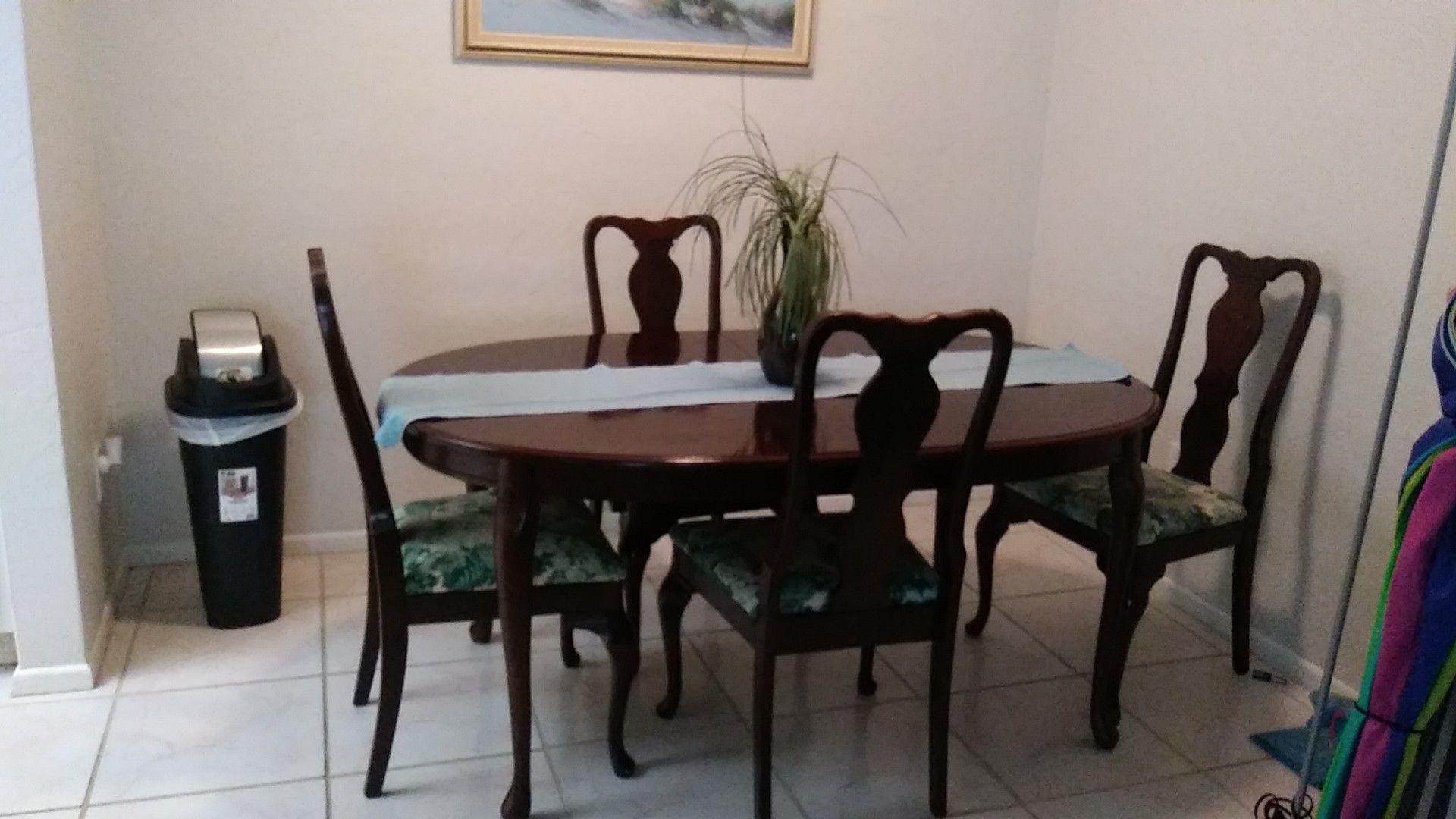 Antique Dining room table with 4 chairs