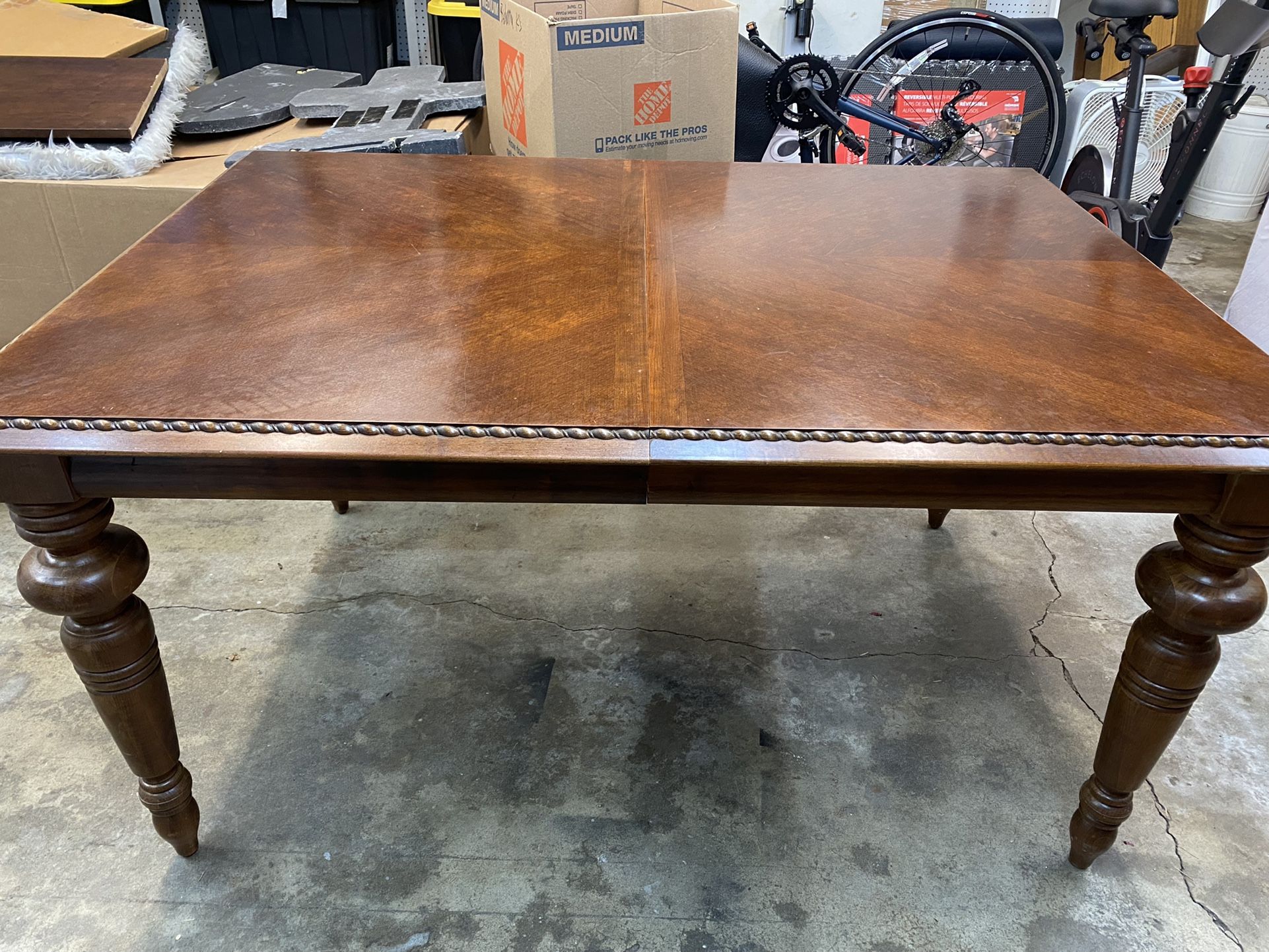 Dark Wooden Traditional Table